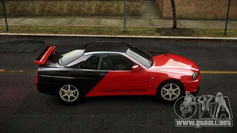 Nissan Skyline R34 Sahunlia S4 para GTA 4