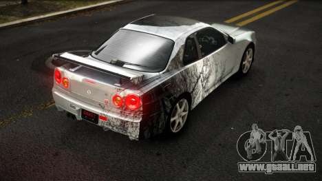 Nissan Skyline R34 Sahunlia S11 para GTA 4