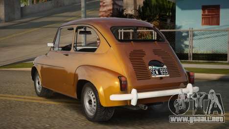 Fiat 600 Mejorado para GTA San Andreas