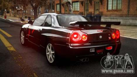 Nissan Skyline R34 Sahunlia S14 para GTA 4