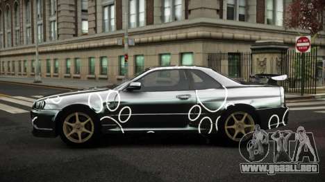 Nissan Skyline R34 Zoelly S5 para GTA 4