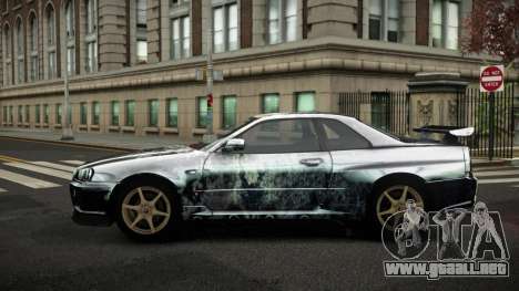 Nissan Skyline R34 Zoelly S1 para GTA 4