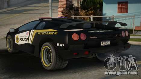 Lamborghini Diablo Police SA para GTA San Andreas