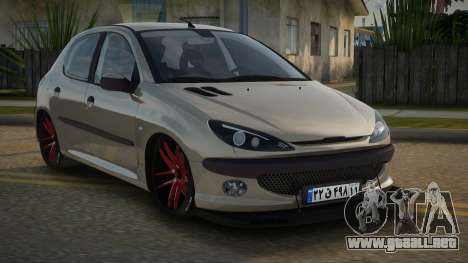 Peugeot 206 Lyjais para GTA San Andreas