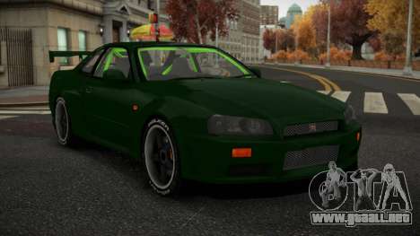 Nissan Skyline R34 Rehge para GTA 4