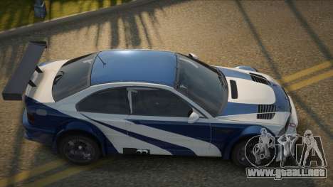 BMW M3 GTR Miceney para GTA San Andreas