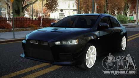Mitsubishi Lancer Evolution X Zoyixiyuh para GTA 4
