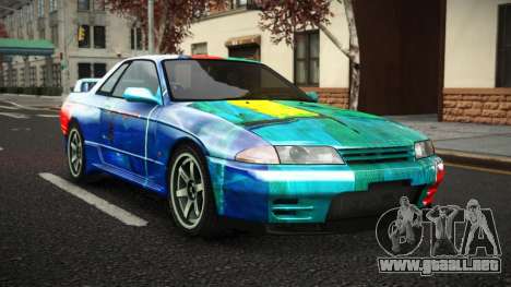 Nissan Skyline R32 Vierolas S9 para GTA 4