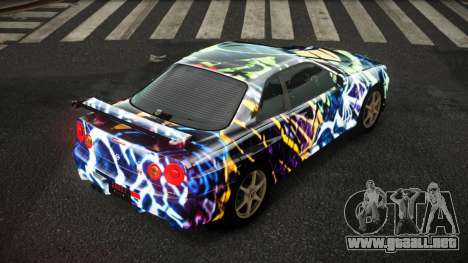 Nissan Skyline R34 Zoelly S9 para GTA 4