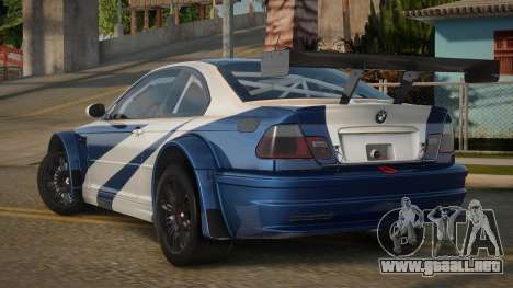 BMW M3 GTR Miceney para GTA San Andreas