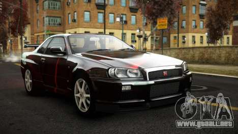 Nissan Skyline R34 Sahunlia S14 para GTA 4