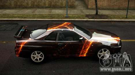 Nissan Skyline R34 Sahunlia S9 para GTA 4