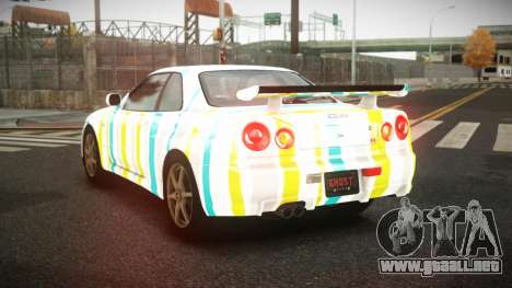 Nissan Skyline R34 Zoelly S3 para GTA 4