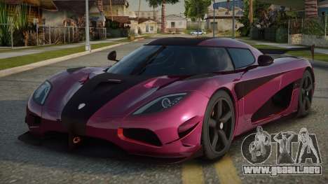 Koenigsegg Agera Isjeony para GTA San Andreas