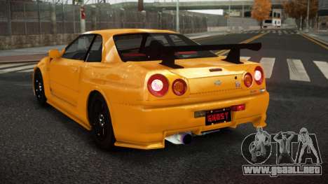 Nissan Skyline R34 Kibkitab para GTA 4