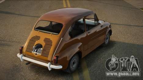 Fiat 600 Mejorado para GTA San Andreas