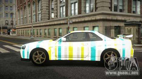 Nissan Skyline R34 Zoelly S3 para GTA 4