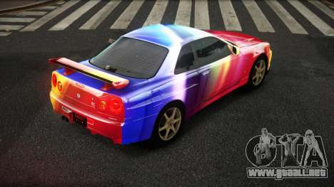 Nissan Skyline R34 Zoelly S4 para GTA 4
