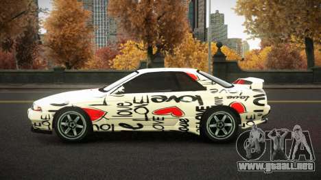 Nissan Skyline R32 Vierolas S5 para GTA 4