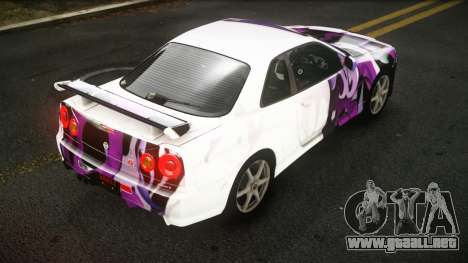 Nissan Skyline R34 Sahunlia S12 para GTA 4