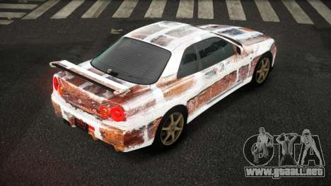 Nissan Skyline R34 Zoelly S14 para GTA 4