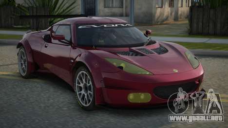 Lotus Evora Seleyen para GTA San Andreas