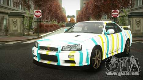 Nissan Skyline R34 Zoelly S3 para GTA 4