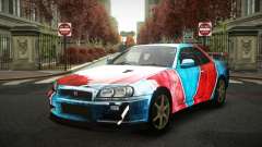 Nissan Skyline R34 Zoelly S10 para GTA 4