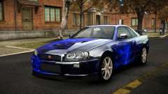Nissan Skyline R34 Sahunlia S3 para GTA 4