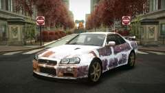 Nissan Skyline R34 Zoelly S14 para GTA 4