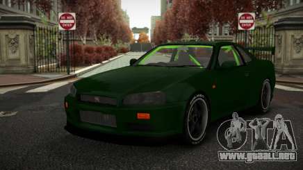 Nissan Skyline R34 Rehge para GTA 4