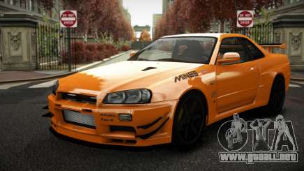 Nissan Skyline R34 Naluxoqof para GTA 4