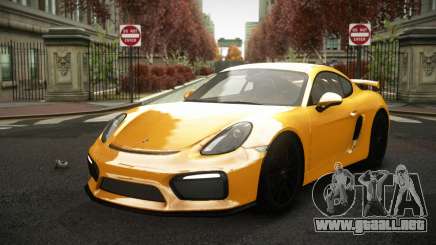 Porsche Cayman GT4 Gellud para GTA 4