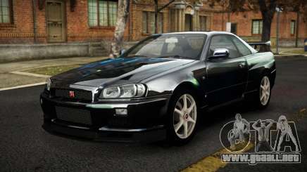 Nissan Skyline R34 Sahunlia S10 para GTA 4