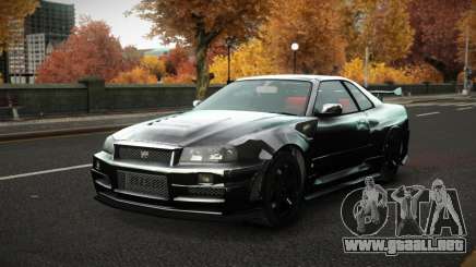 Nissan Skyline R34 Jopunoh para GTA 4