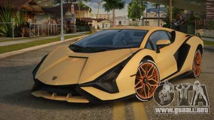 Lamborghini Sian Avesiley para GTA San Andreas
