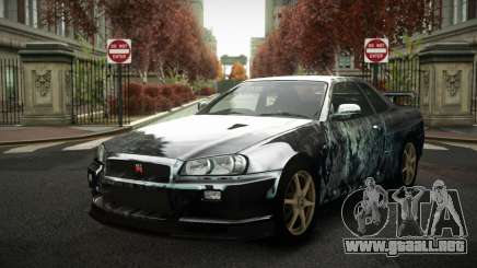 Nissan Skyline R34 Zoelly S1 para GTA 4