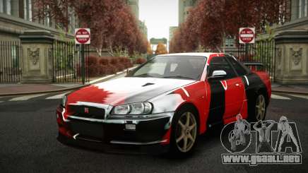 Nissan Skyline R34 Zoelly S11 para GTA 4