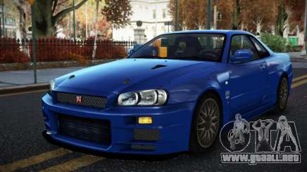 Nissan Skyline R34 Uzat para GTA 4