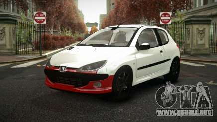 Peugeot 206 Dihinowos para GTA 4