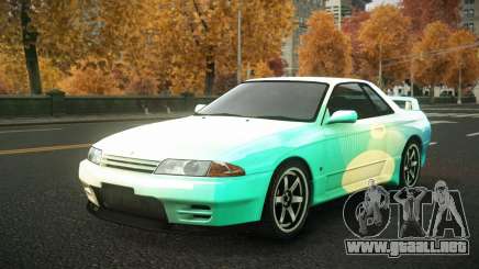 Nissan Skyline R32 Vierolas S8 para GTA 4