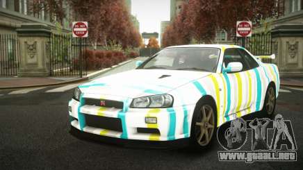 Nissan Skyline R34 Zoelly S3 para GTA 4