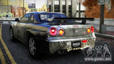 Nissan Skyline R34 Bridy S7 para GTA 4