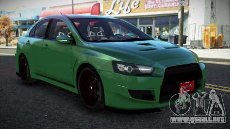 Mitsubishi Lancer Evolution X Jasan para GTA 4
