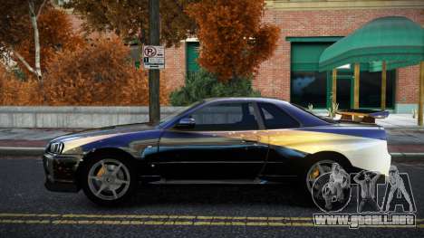 Nissan Skyline R34 Bridy S6 para GTA 4