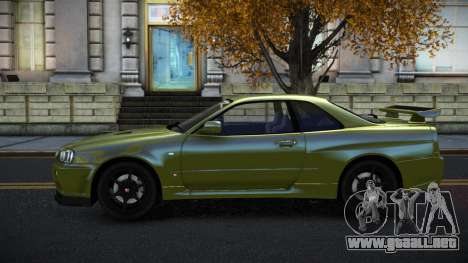 Nissan Skyline R34 Vijugade para GTA 4