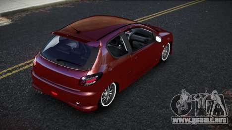 Peugeot 206 Yihyu para GTA 4