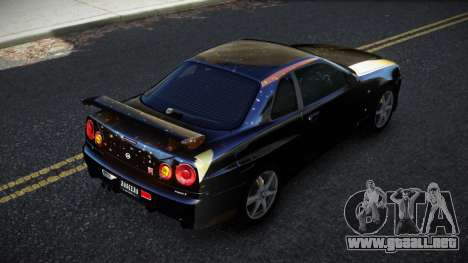 Nissan Skyline R34 Bridy S6 para GTA 4
