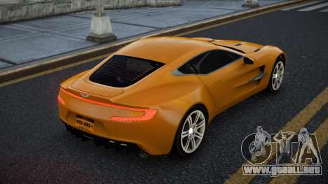 Aston Martin One-77 Zuvejoju para GTA 4