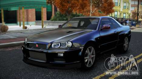 Nissan Skyline R34 Bridy S2 para GTA 4